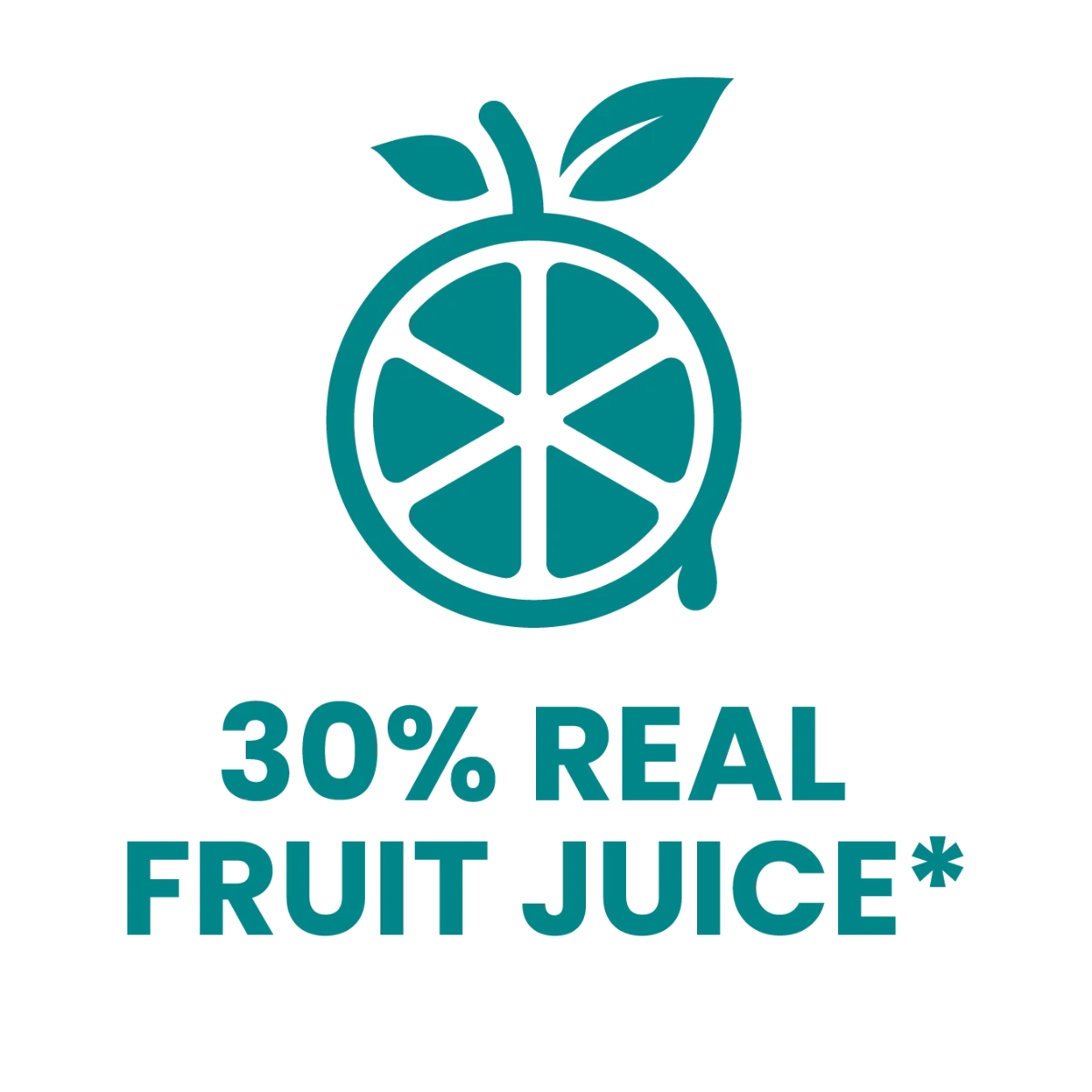 30% Real Fruit Juice **