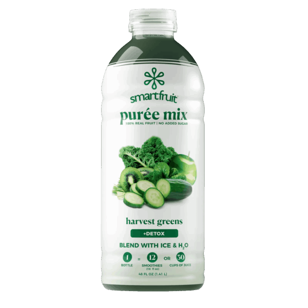 Smartfruit Harvest Greens Puree Mix bottle