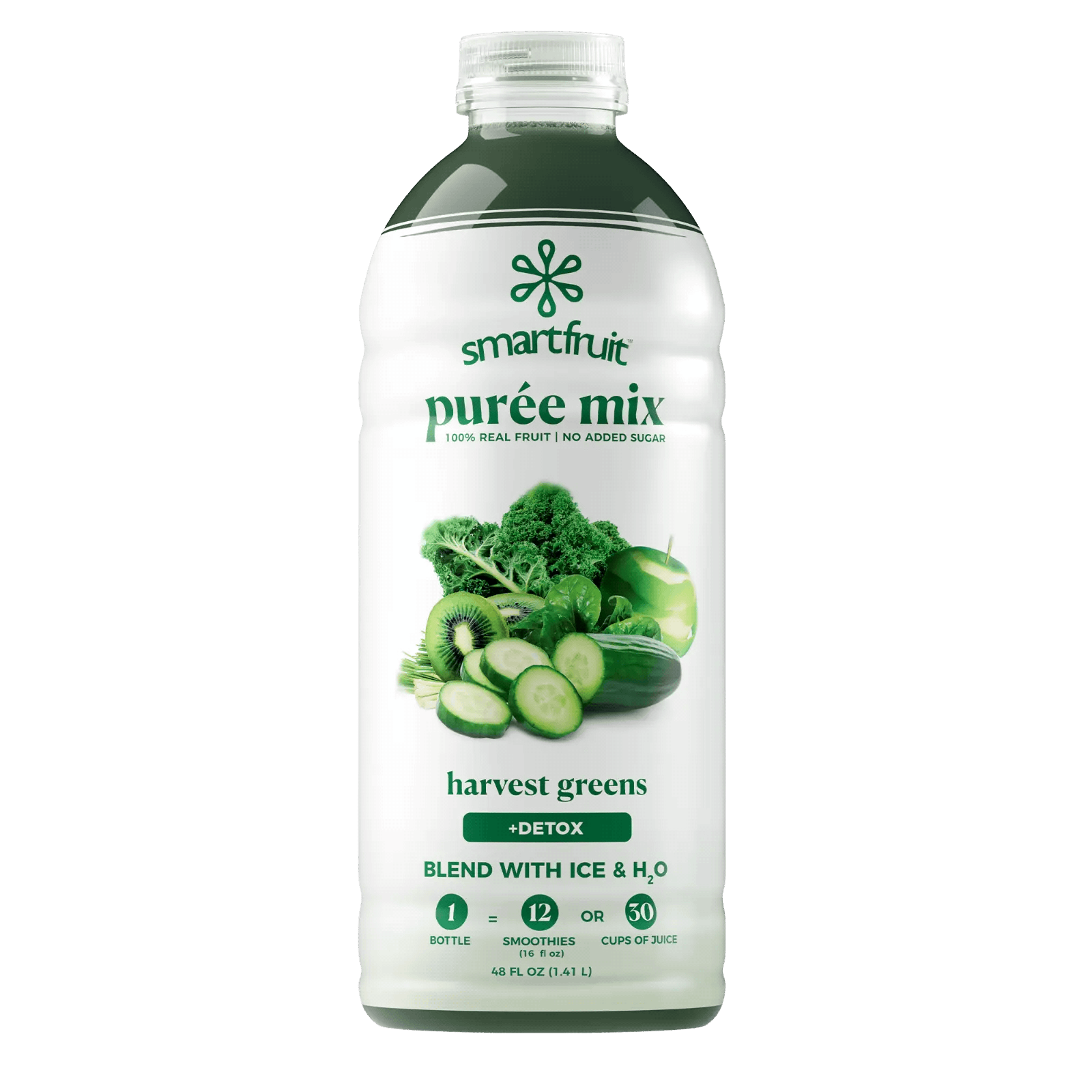 Smartfruit Harvest Greens Puree Mix bottle