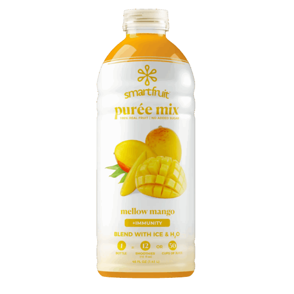 Smartfruit Mellow Mango Puree Mix bottle
