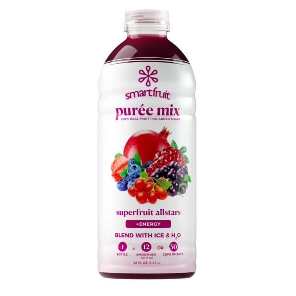 Smartfruit Superfruit Allstars Puree Mix bottle