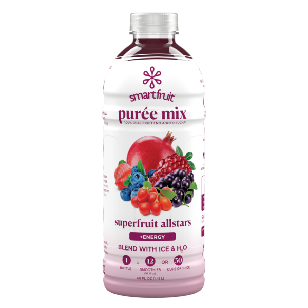 Smartfruit Superfruit Allstars Puree Mix bottle