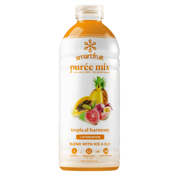 Smartfruit Tropical Harmony Puree Mix bottle