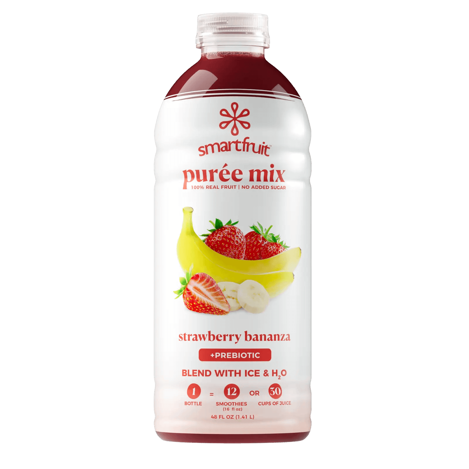 Smartfruit Strawberry Bananza Puree Mix bottle