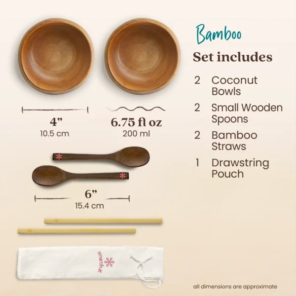 Bamboo set includes