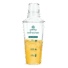 Smartfruit Refresher Shaker half filled with juice and ice