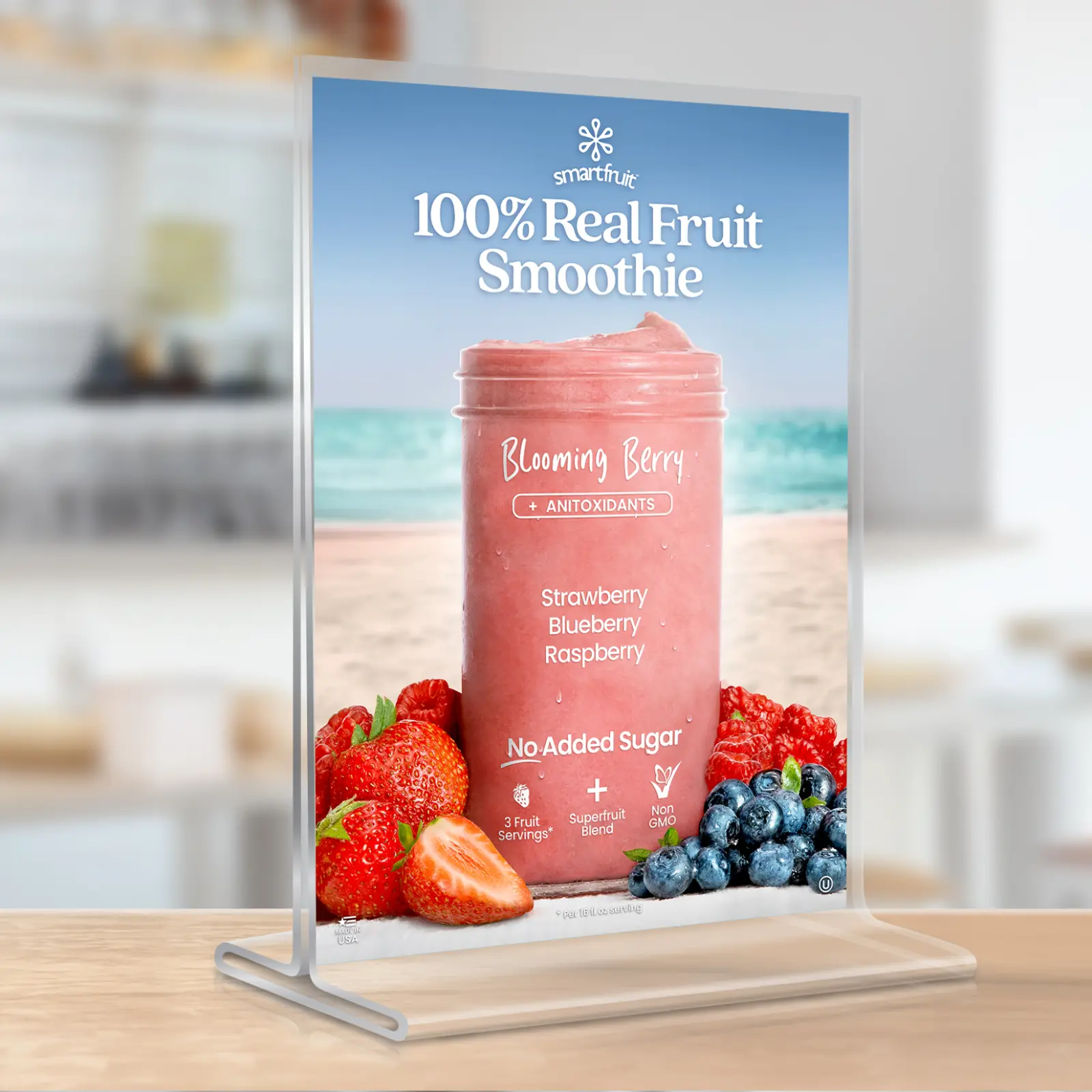 Blooming Berry Puree Mix flavor card