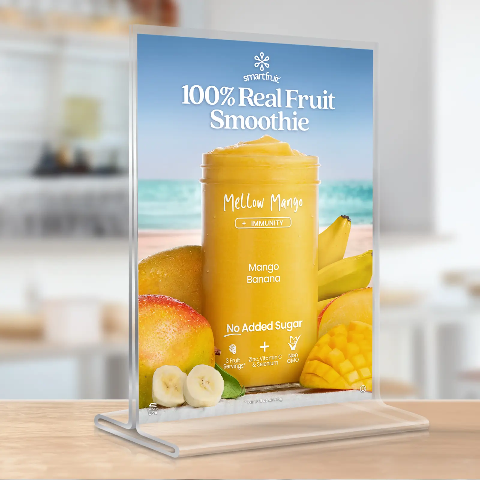 Mellow Mango Puree Mix flavor card