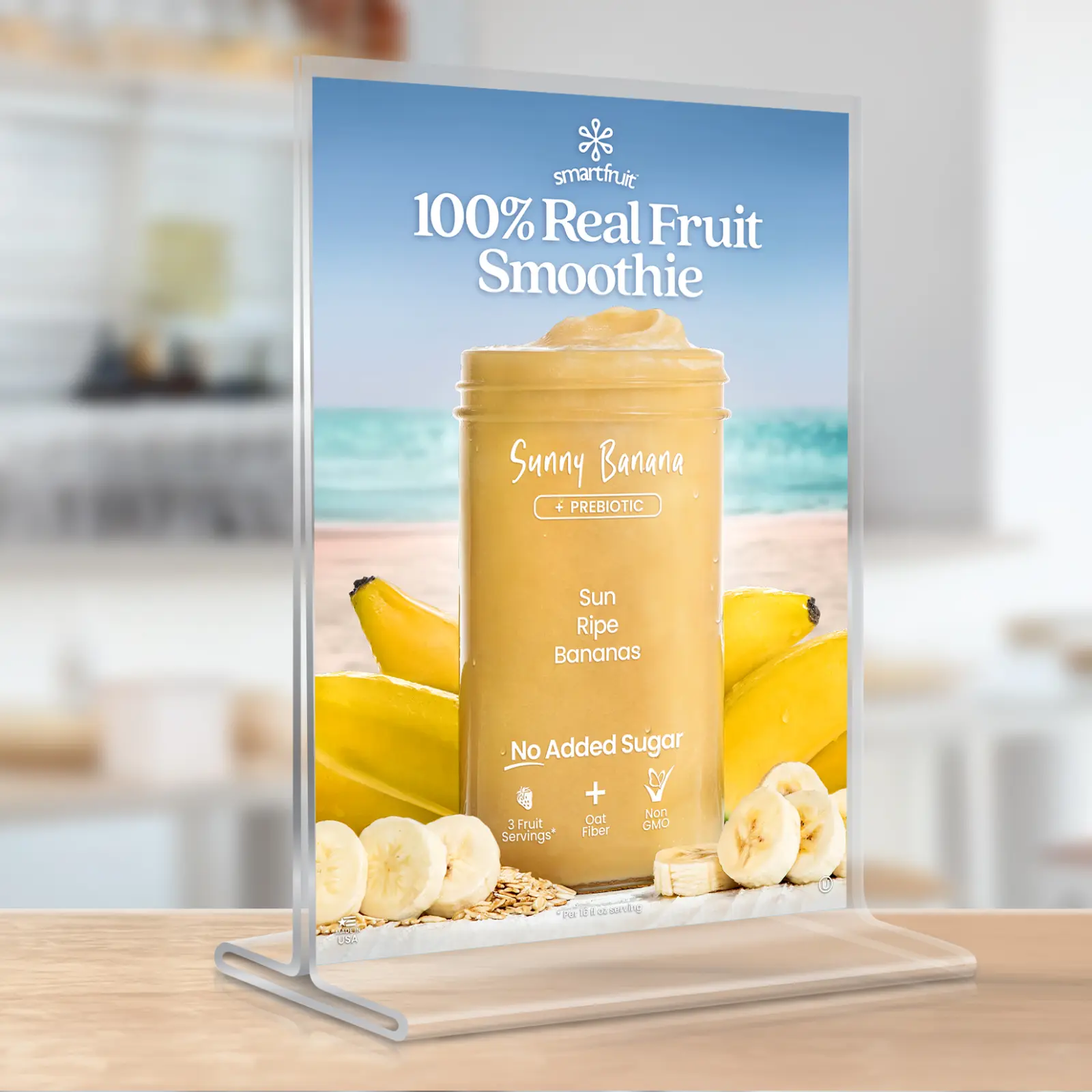 Sunny Banana Puree Mix flavor card