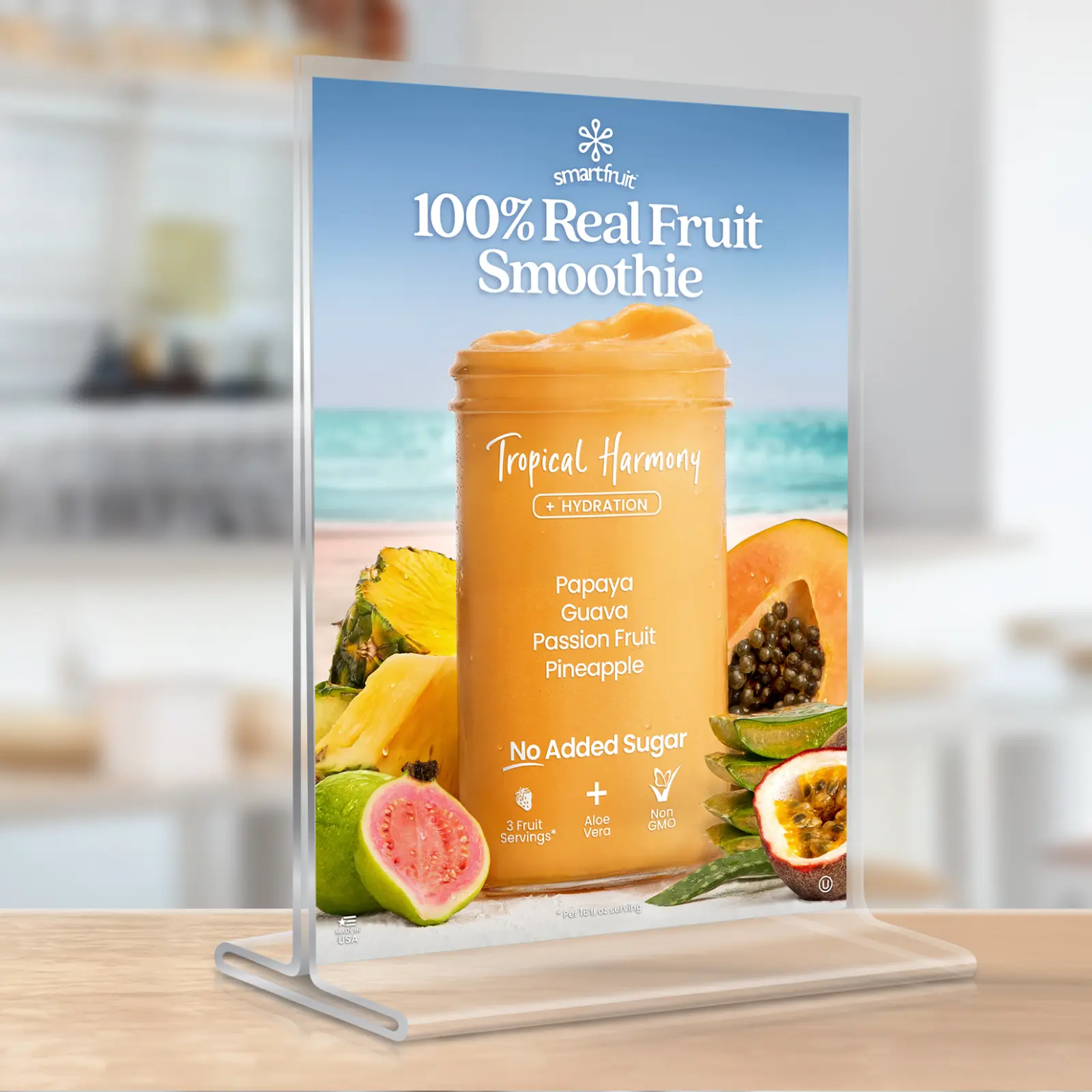 Tropical Harmony Puree Mix flavor card